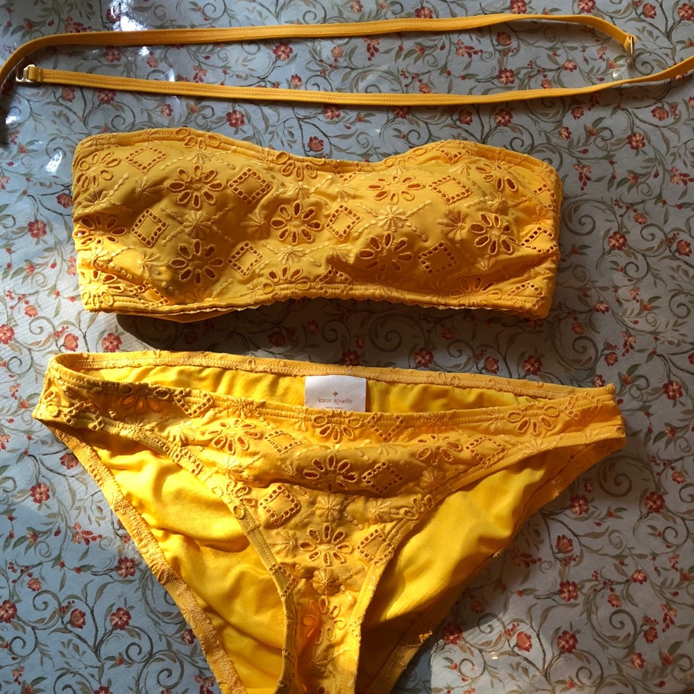 Kate spade yellow bikini set